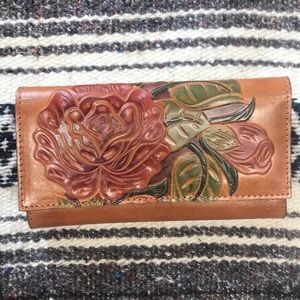 Patricia Nash tooled wallet